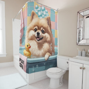 Pomeranian Sloppy Sleepy Cute Funny
