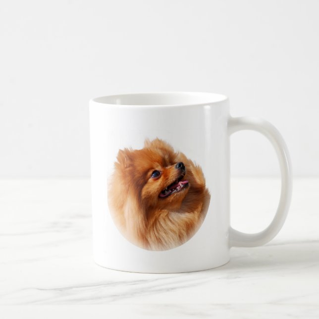 Pomeranian Spitz Coffee Mug (Right)
