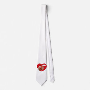 Pomeranian Valentine Tie