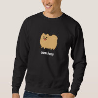 Pomeranian "Warm Fuzzy" Cute Dog with Custom Text