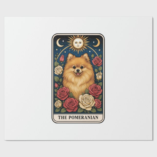 Pomeranian Wrapping Paper (Flat)