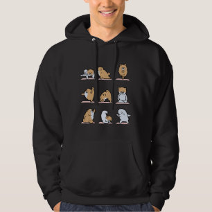 Pomeranian Yoga 88 Hoodie