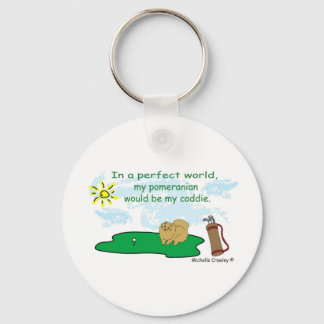 PomeranianTan Keychain