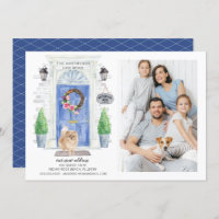 Poméranie Photo de la porte avant Faire-part de dé