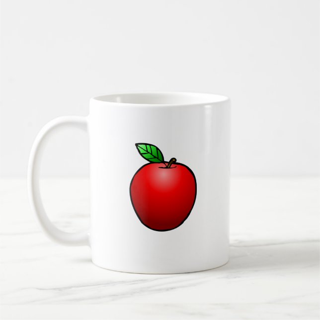 Pomme classique Mug (Gauche)