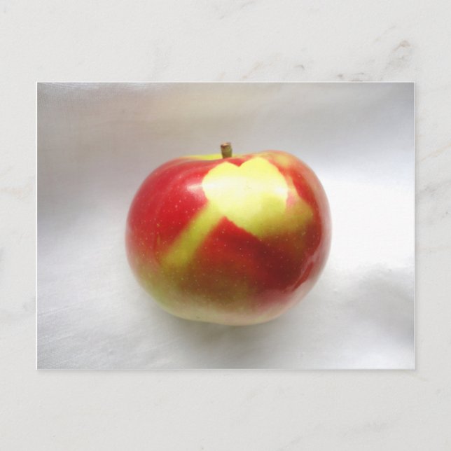 Pomme de ma carte postale pour l'oeil Valentine (Devant)