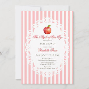 Pomme de notre Baby shower oculaire Invitation