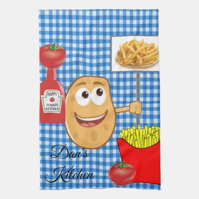 Pomme De Terre, Fries Françaises, Serviette De Cui (Vertical)