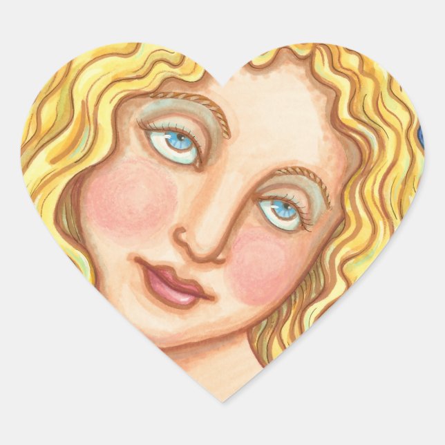 POMME ET EVE FOLK ART STICKERS BILLETS (Devant)