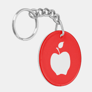 Pomme rouge et blanche