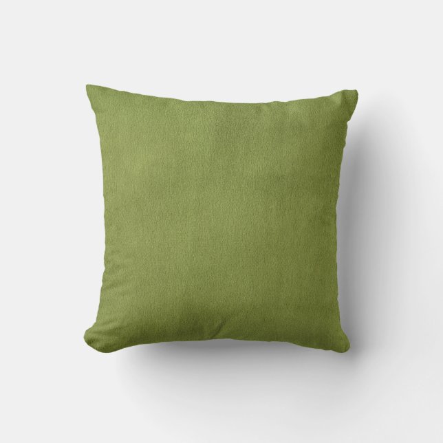 Pomme Vert Faux Texture Jeter Oreiller (Recto)