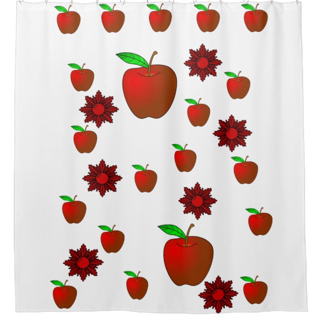 Pommes de rideau de douche (Devant)