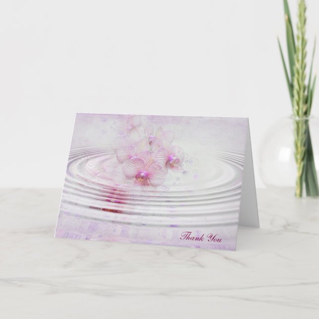 Pommes d'orchidée rose Merci (Devant)