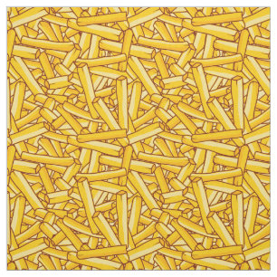 Pommes Frites French Fries Novelty Fabric