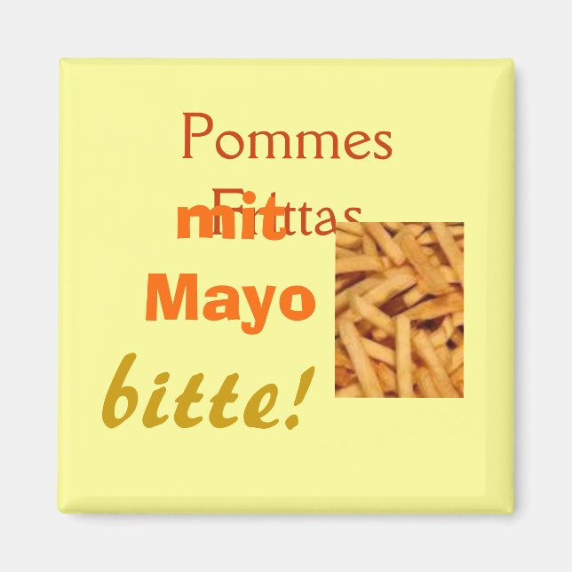 Pommes Frittas Magnet (Devant)