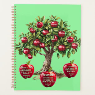 Pommes Rouges customisées Arbre De Versets Bibliqu