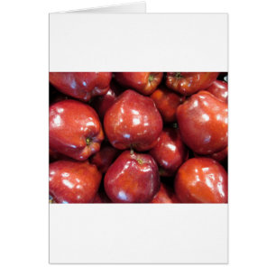 Pommes rouges foncées