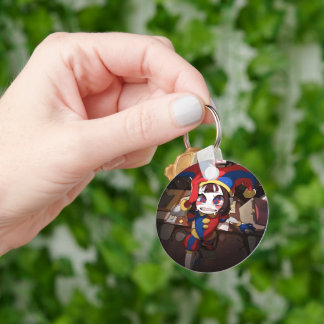 Pomni (The Amazing Digital Circus) - Anxious Offic Keychain