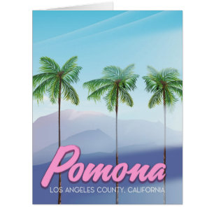 Pomona, California USA travel poster