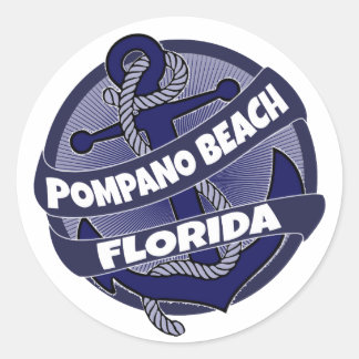 Pompano Beach Florida autocollants d'ancre