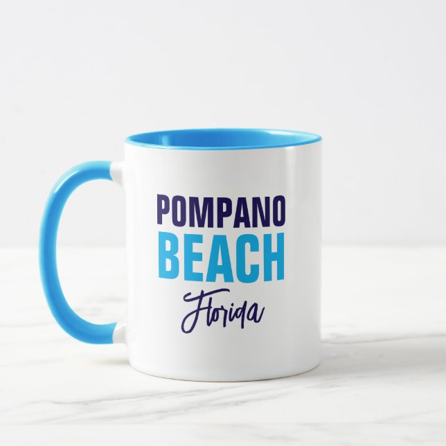 Pompano Beach Florida Coffee Mug (Gauche)