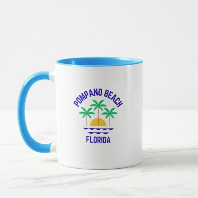 Pompano Beach Florida Coffee Mug (Left)