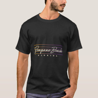 Pompano Beach Hoodie Retro Style Florida Shirt