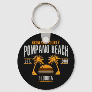 Pompano Beach Keychain