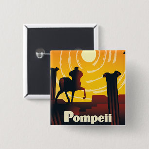 Pompeii 2 Inch Square Button