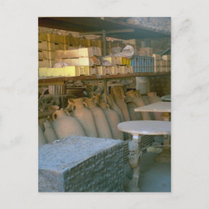Pompeii, Amphorae storage Postcard