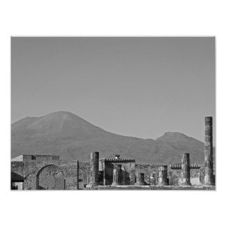 Pompeii and Mt. Vesuvius Photo Print