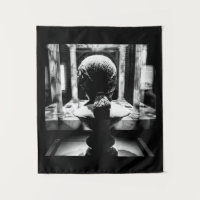 Pompeii Bath exhibit tapestry