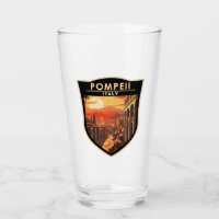 Pompeii Campania Italy Travel Art Vintage
