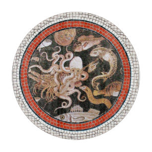 POMPEII COLLECTION / OCEAN - SEA LIFE SCENE CUTTING BOARD