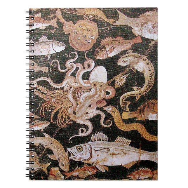 POMPEII COLLECTION / OCEAN - SEA LIFE SCENE NOTEBOOK (Front)