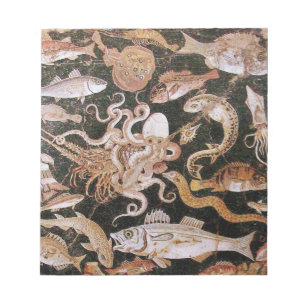 POMPEII COLLECTION / OCEAN - SEA LIFE SCENE NOTEPAD