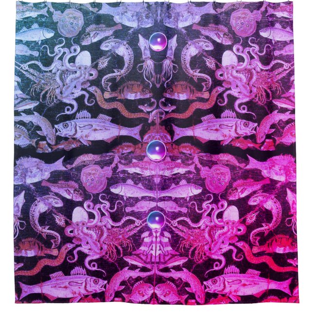 POMPEII COLLECTION / SEA LIFE Nautical Pink Blue (Front)