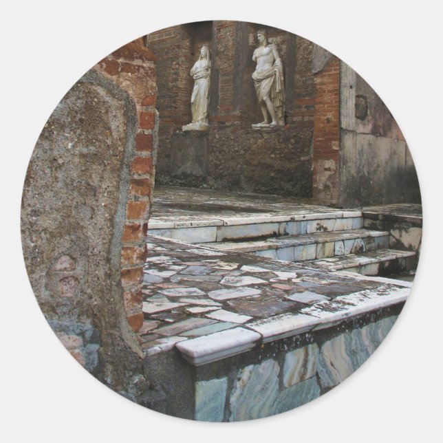 Pompeii - Forum Classic Round Sticker (Front)