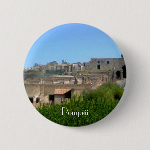 Pompeii Italy 2 Inch Round Button