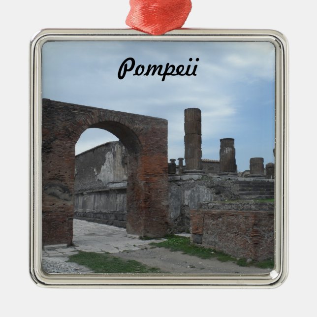 Pompeii, Italy Metal Ornament (Front)