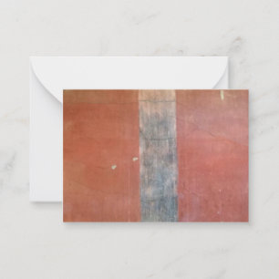 Pompeii Ochre Wall Thank You Note Card