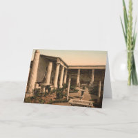 Pompeii, Peristyle of the House of Vetti Note Card