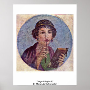 Pompeii Region Vi By Master Herkulaneischer Poster