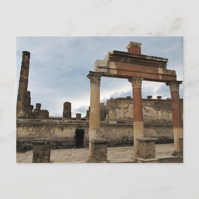 Pompeii - Remaining columns of the Arcade Postcard (Front)