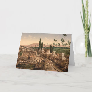 Pompeii, Street of Tombs Note Card