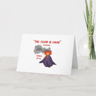 Pompeii The Floor Is Lava Card