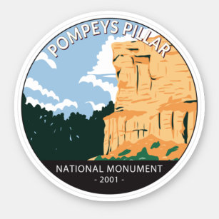 Pompeys Pillar National Monument Montana Vintage