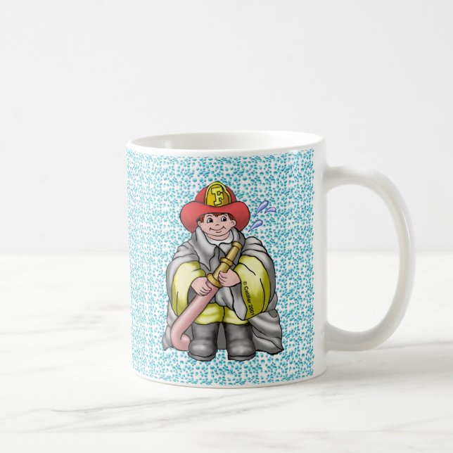 Pompier comme papa mug (Droite)