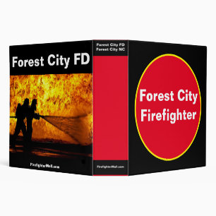 Pompier de Forest City 3 Classeur d'anneau