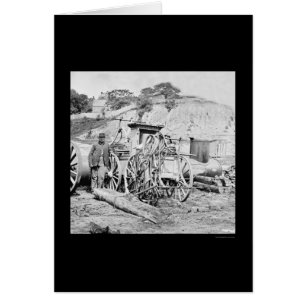 Pompier et Moteur d'incendie à Richmond, VA 1865